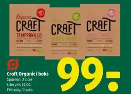 Coop 365 Craft Organic i boks tilbud