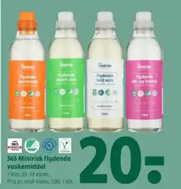 Coop 365 365 Minirisk flydende vaskemiddel tilbud