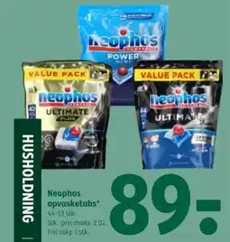 Coop 365 Neophos opvasketabs tilbud