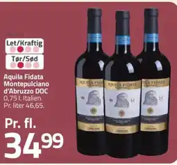 Fleggaard Aquila Fidata Montepulciano d'Abruzzo DOC tilbud