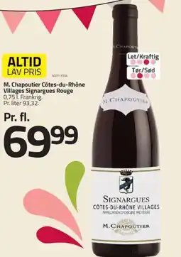 Fleggaard M. Chapoutier Côtes-du-Rhône Villages Signargues Rouge tilbud