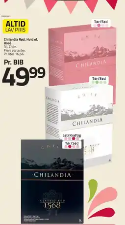 Fleggaard Chilandia Rød, Hvid el. Rosé tilbud