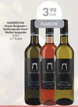 Nielsen's Discount KAISERSTUHL Grauer Burgunder / Spätburgunder Rosé/ Weißer burgunder tilbud