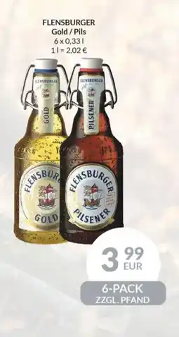 Nielsen's Discount Flensburger gold / pils tilbud