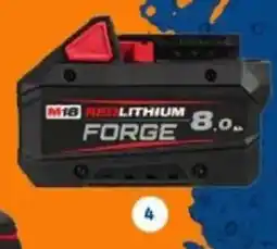 Davidsen Milwaukee batteri 18 v - 8,0 ah m18 fb8 tilbud