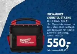 Davidsen Milwaukee værktøjstaske tilbud