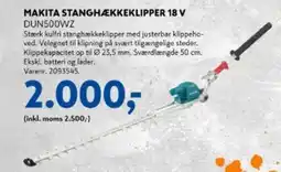 Davidsen MAKITA STANGHÆKKEKLIPPER 18 V tilbud