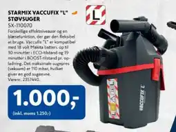 Davidsen Starmix vaccufix "l" støvsuger tilbud