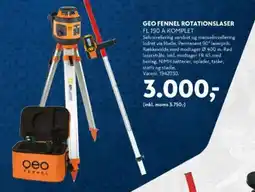 Davidsen Geo fennel rotationslaser fl 190 a komplet tilbud