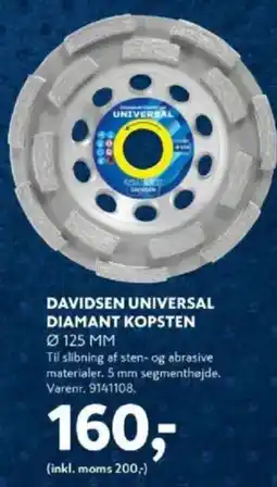 Davidsen Davidsen universal diamant kopsten tilbud