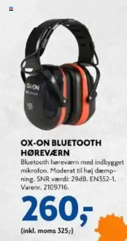 Davidsen Ox-on bluetooth høreværn tilbud