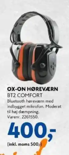 Davidsen Ox-on høreværn bt2 comfort tilbud