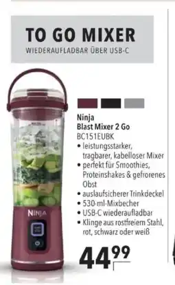 Citti Ninja Blast Mixer 2 Go BC151EUBK tilbud