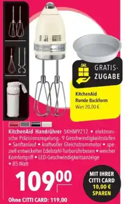 Citti KitchenAid Handrührer 5KHM9212 tilbud