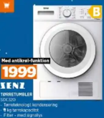 Power Tørretumbler T8DEP845G1 tilbud