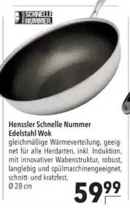 Citti Henssler Schnelle Nummer Edelstahl Wok tilbud