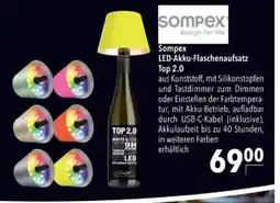 Citti Sompex LED-Akku-Flaschenaufsatz Top 2.0 tilbud