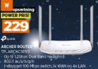 Power Archer Router TPLARCHC50V3 tilbud