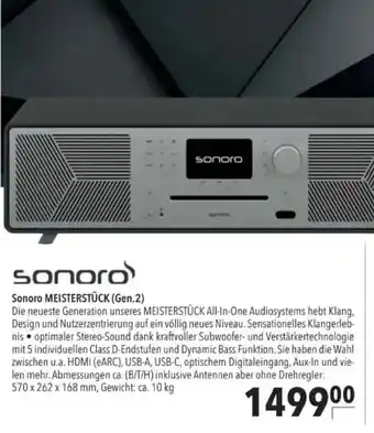 Citti Sonoro Meisterstück (gen.2) tilbud