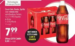 Citti Coca-Cola, Fanta, Sprite oder mezzo mix tilbud