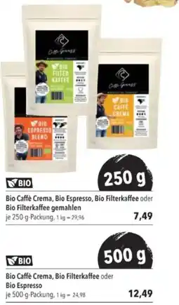 Citti Bio Caffè Crema, Bio Espresso, Bio Filterkaffee oder Bio Filterkaffee gemahlen tilbud