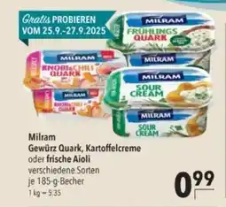 Citti Milram Gewürz Quark, Kartoffelcreme oder frische Aioli tilbud
