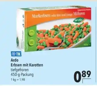 Citti Ardo Erbsen mit Karotten tilbud