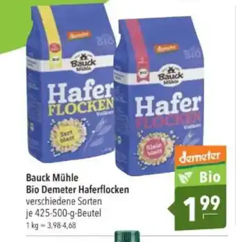 Citti Bauck Mühle Bio Demeter Haferflocken tilbud