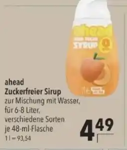 Citti Ahead Zuckerfreier Sirup tilbud