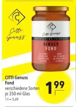 Citti CITTI Genuss Fond tilbud