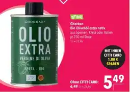 Citti GHORBAN Bio Olivenöl extra nativ tilbud