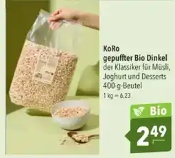 Citti KoRo gepuffter Bio Dinkel tilbud