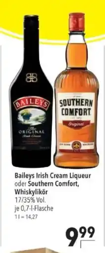 Citti Baileys Irish Cream Liqueur oder Southern Comfort, Whiskylikör tilbud