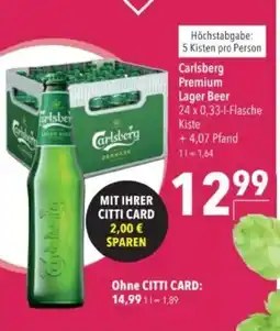 Citti Carlsberg Premium Lager Beer tilbud