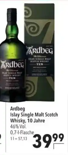 Citti Ardbeg Islay Single Malt Scotch Whisky, 10 Jahre tilbud