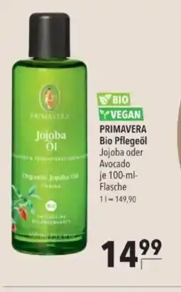 Citti PRIMAVERA Bio Pflegeöl tilbud