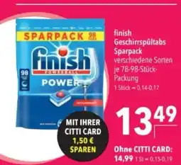 Citti Finish Geschirrspültabs Sparpack tilbud