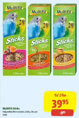 Maxi Zoo MULTIFIT Sticks tilbud