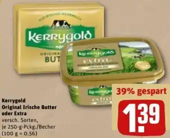 REWE DE Kerrygold Original Irishche Butter Oder Extra tilbud