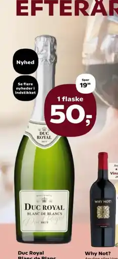 Kvickly Duc Royal Blanc de Blanc tilbud