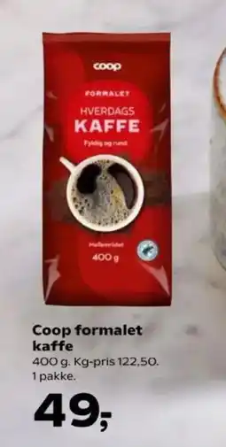 SuperBrugsen Coop formalet kaffe tilbud