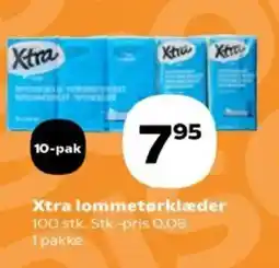 SuperBrugsen Xtra lommetørklæder tilbud
