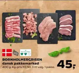 SuperBrugsen Bornholmergrisen dansk pakkemarked tilbud