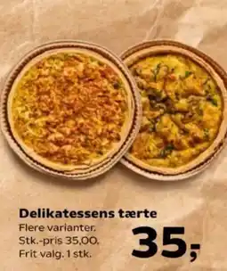 SuperBrugsen Delikatessens tærte tilbud