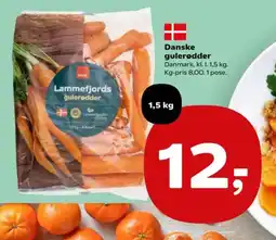 SuperBrugsen Danske gulerødder tilbud