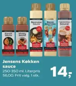 SuperBrugsen Jensens Køkken sauce tilbud