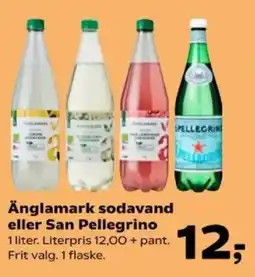 SuperBrugsen Änglamark sodavand eller San Pellegrino tilbud