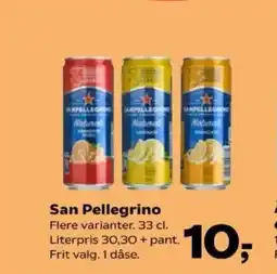 SuperBrugsen San Pellegrino tilbud