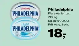 SuperBrugsen Philadelphia tilbud