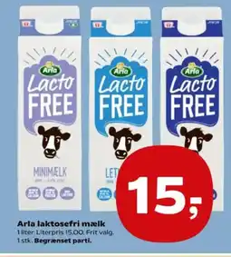 SuperBrugsen Arla laktosefri mælk tilbud